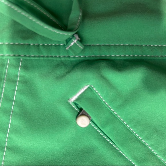 THE NORTH FACE Green Womens Board Shorts sz 10 Hook & Loop Fly Pockets Stretchy - Picture 10 of 14